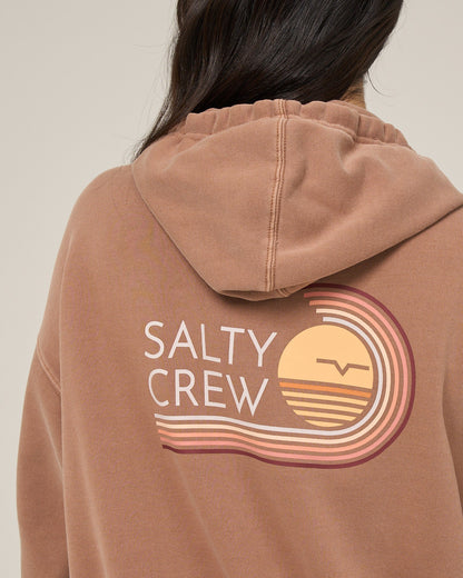 OMBRE WAVE HOODED ZIP - Mocha | Salty Crew Premium