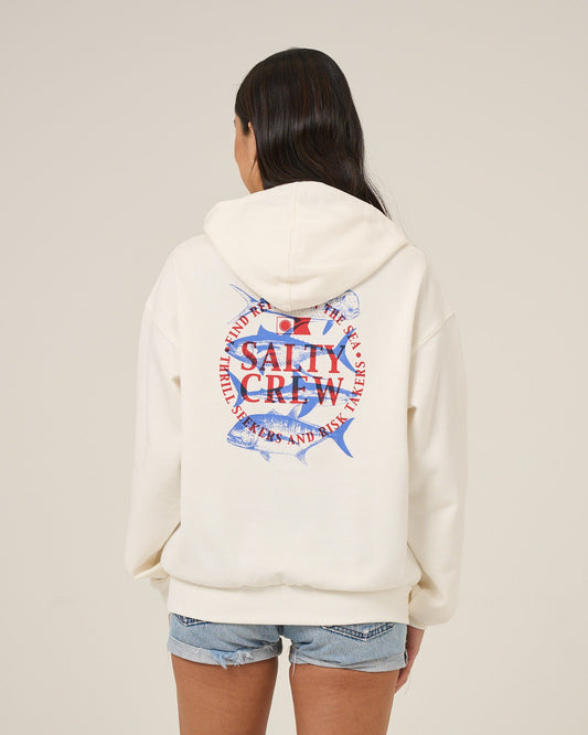 OVERLAY HOODIE - Off White | Salty Crew Premium