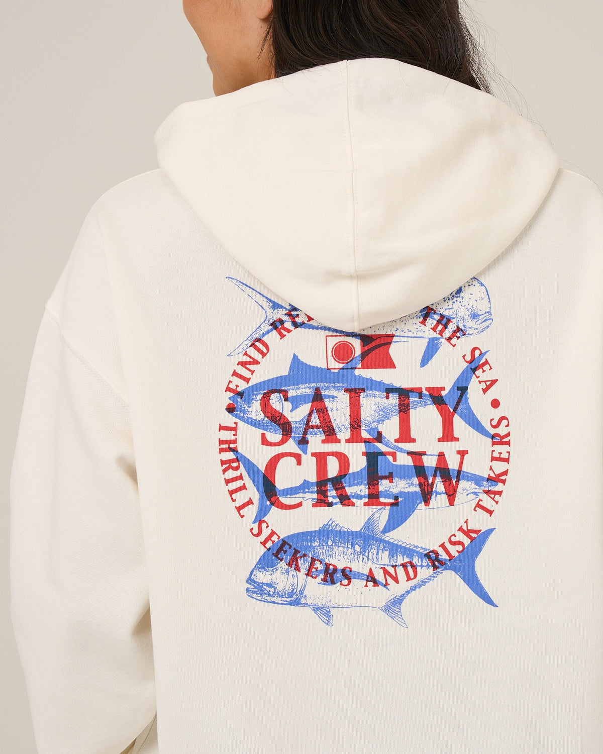 OVERLAY HOODIE - Off White | Salty Crew Premium