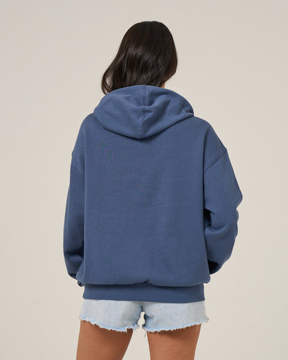 FLAG HOODIE - Vintage Indigo | Salty Crew Premium