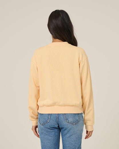 FISHING CLUB CREW FLEECE - Custard | Salty Crew Premium