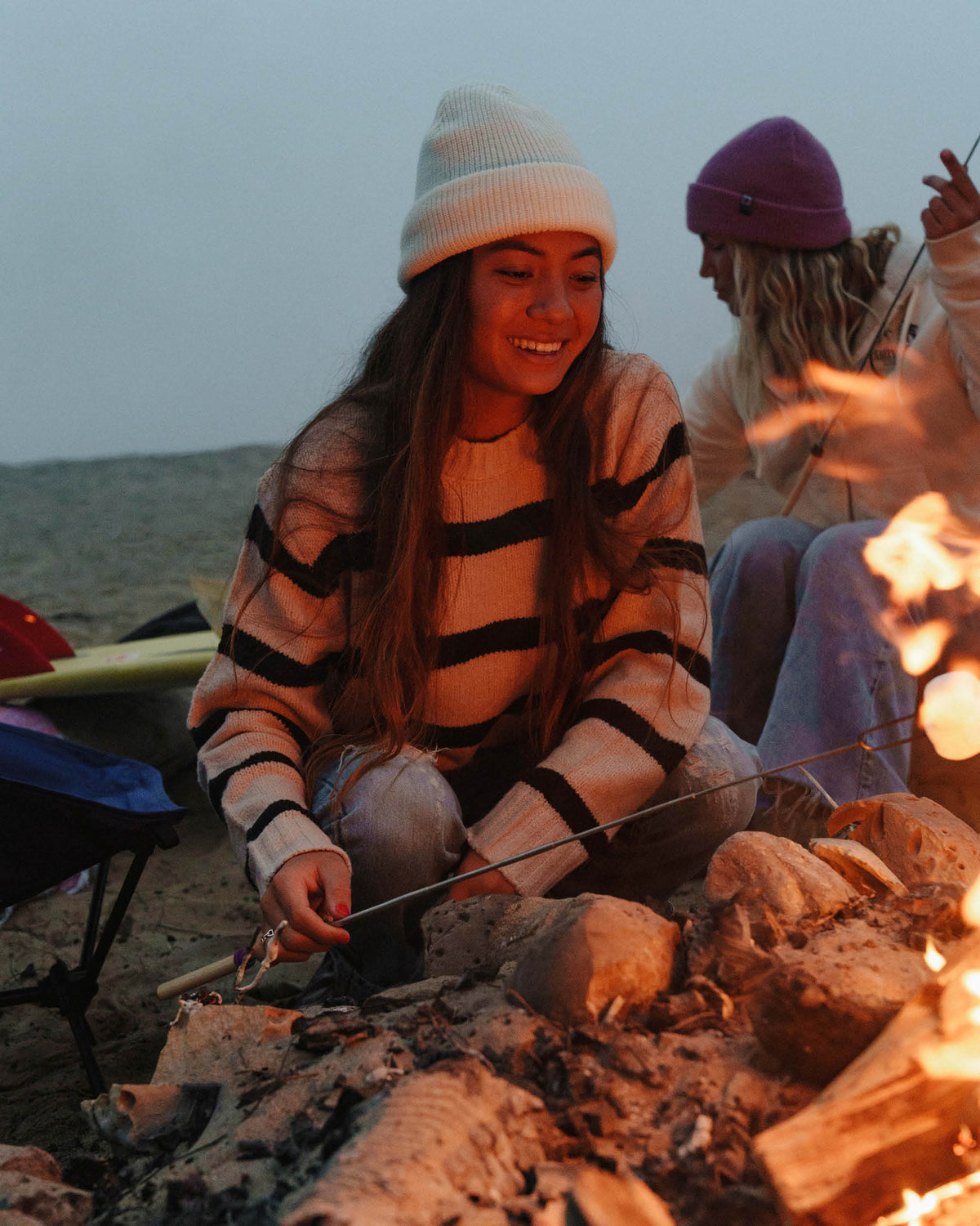 BREEZER BEANIE - Off White | Salty Crew Premium