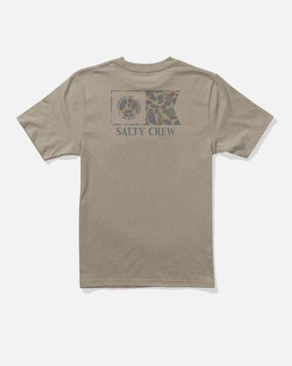 FLAGSHIP BOYS SS TEE - Twig | Salty Crew Premium