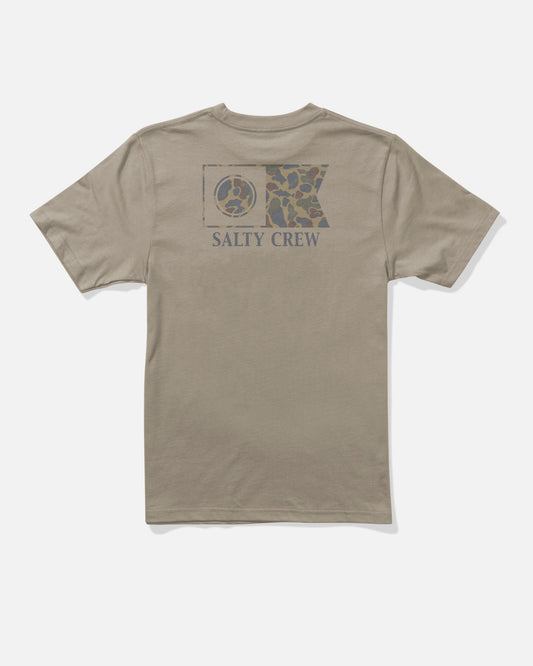 FLAGSHIP BOYS SS TEE - Twig | Salty Crew Premium