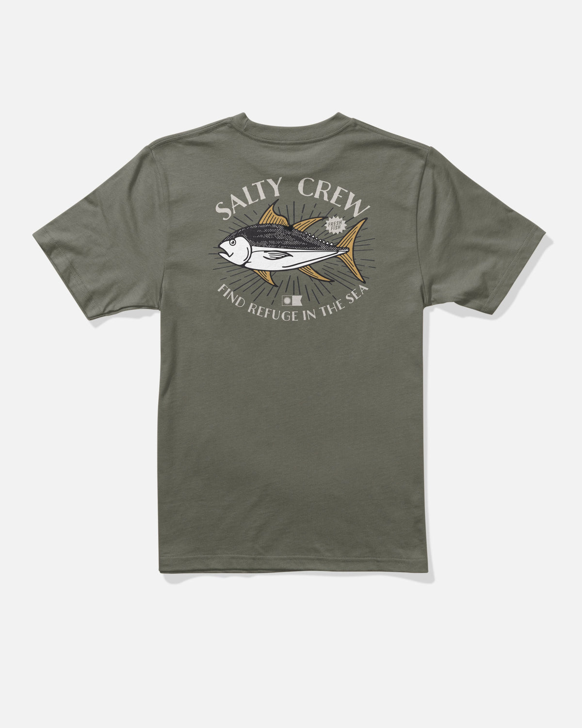 OMAKASE BOYS SS TEE - Dusty Olive | Salty Crew Premium