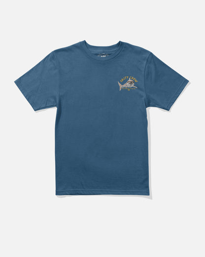LURKING BOYS SS TEE - Cast Blue | Salty Crew Premium