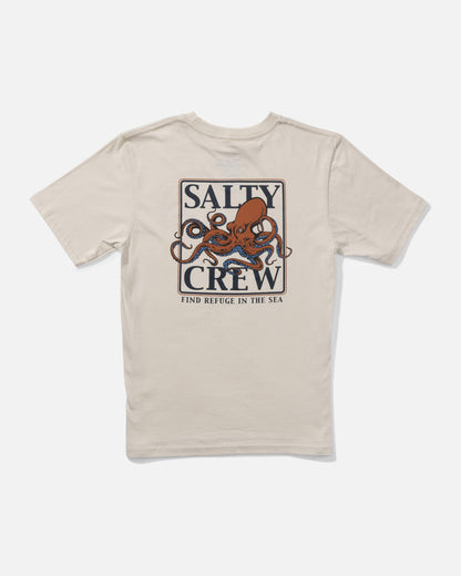 INK SLINGER BOYS SS TEE - Bone | Salty Crew Premium