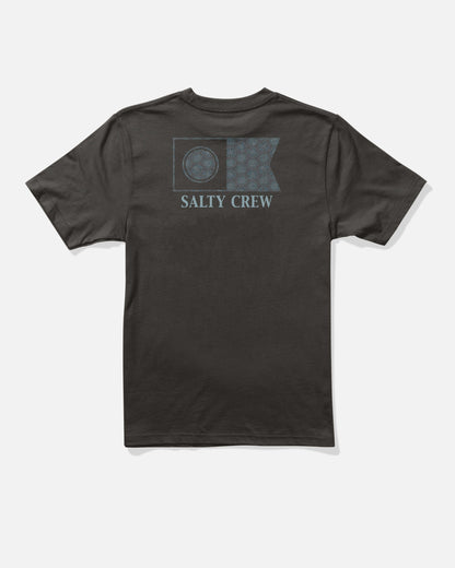 FLAGSHIP BOYS SS TEE - BLACK | Salty Crew Premium