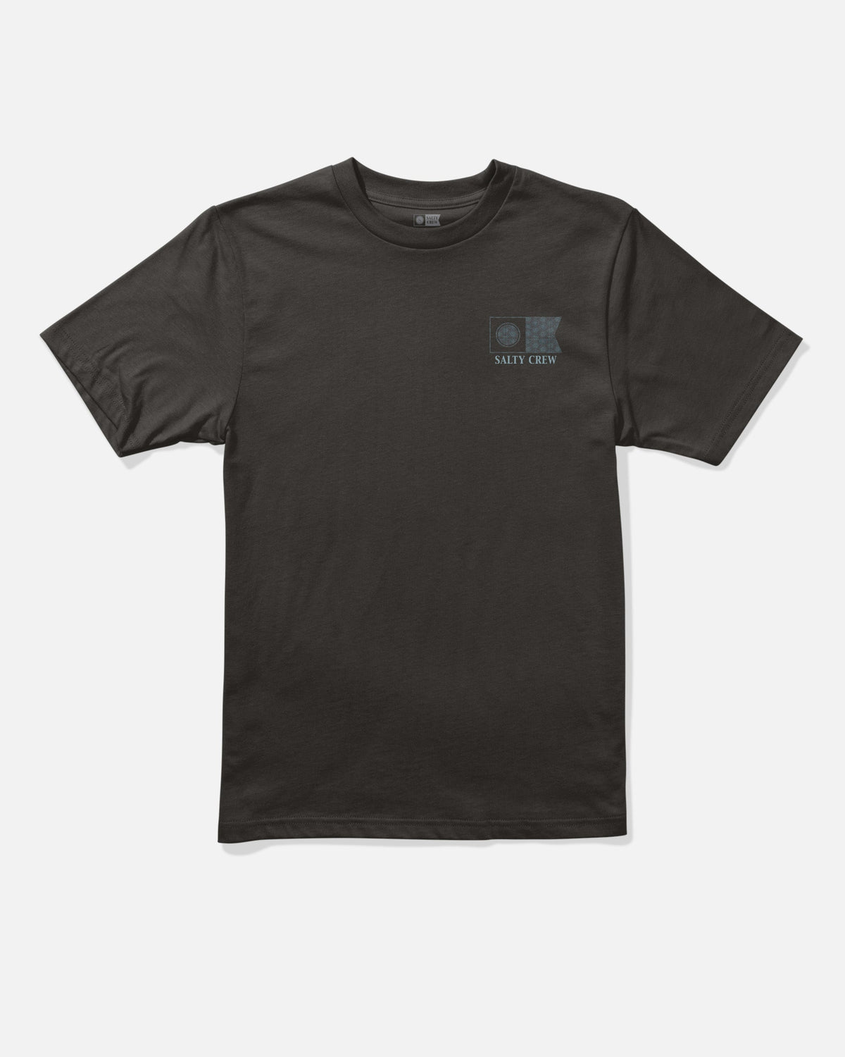 FLAGSHIP BOYS SS TEE - BLACK | Salty Crew Premium