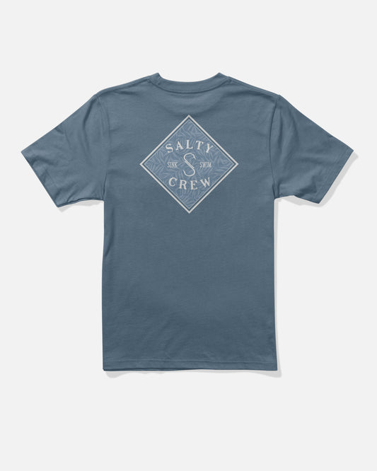 TIPPET FILL BOYS SS TEE - Slate | Salty Crew Premium