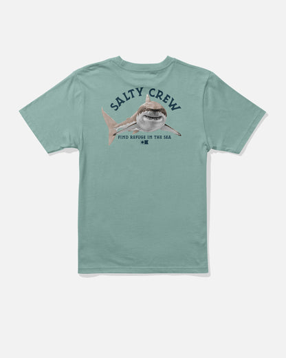 LURKING BOYS SS TEE - Mackerel | Salty Crew Premium