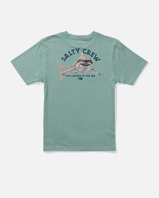 LURKING BOYS SS TEE - Mackerel | Salty Crew Premium