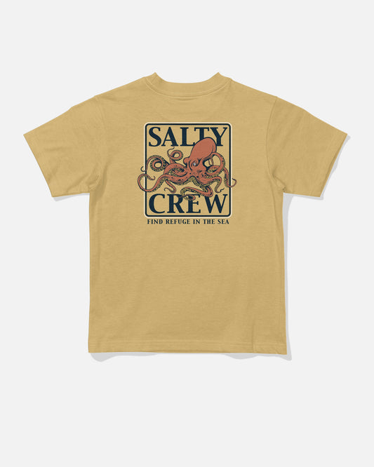 INK SLINGER TODDLER SS TEE - Mineral Yellow | Salty Crew Premium