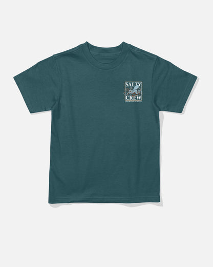 INK SLINGER TODDLER SS TEE - Atlantic Blue | Salty Crew Premium