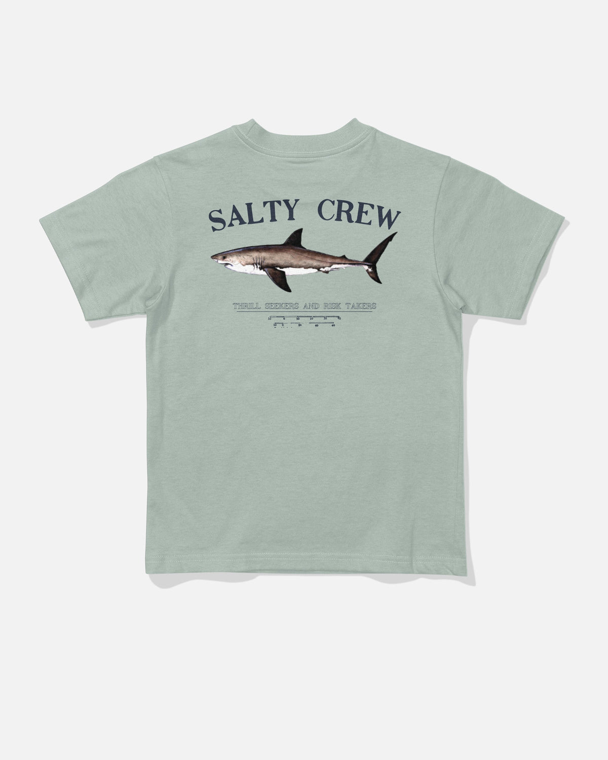 BRUCE TODDLER SS TEE - Aqua Grey | Salty Crew Premium