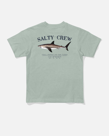 BRUCE TODDLER SS TEE - Aqua Grey | Salty Crew Premium