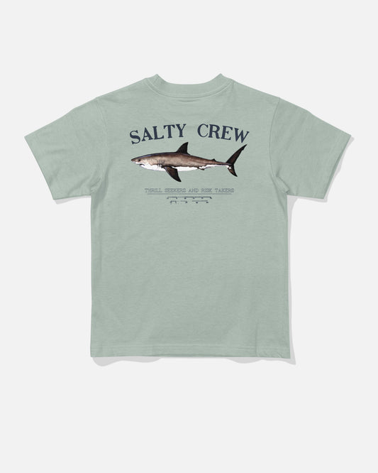 BRUCE TODDLER SS TEE - Aqua Grey | Salty Crew Premium