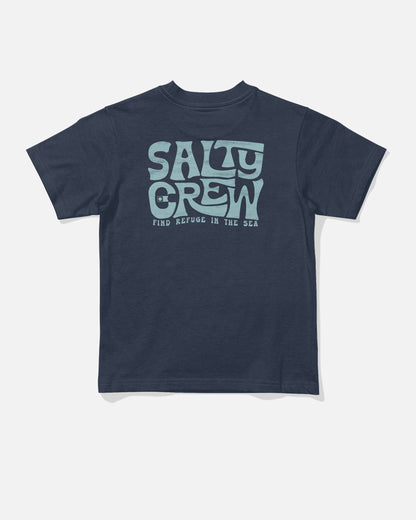 FREESTYLE TODDLER SS TEE - Navy | Salty Crew Premium