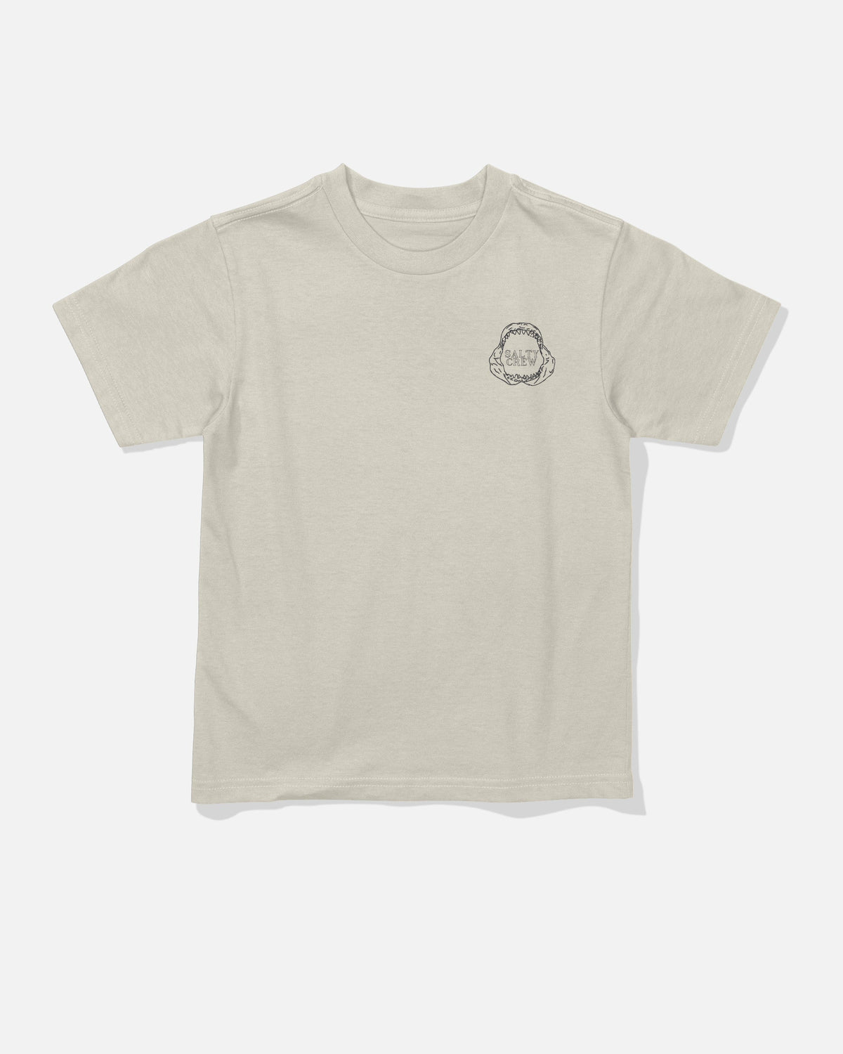 GREAT WHITE TDDLR SS TEE - Bone | Salty Crew Premium