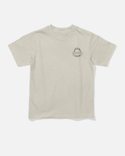 GREAT WHITE TDDLR SS TEE - Bone | Salty Crew Premium