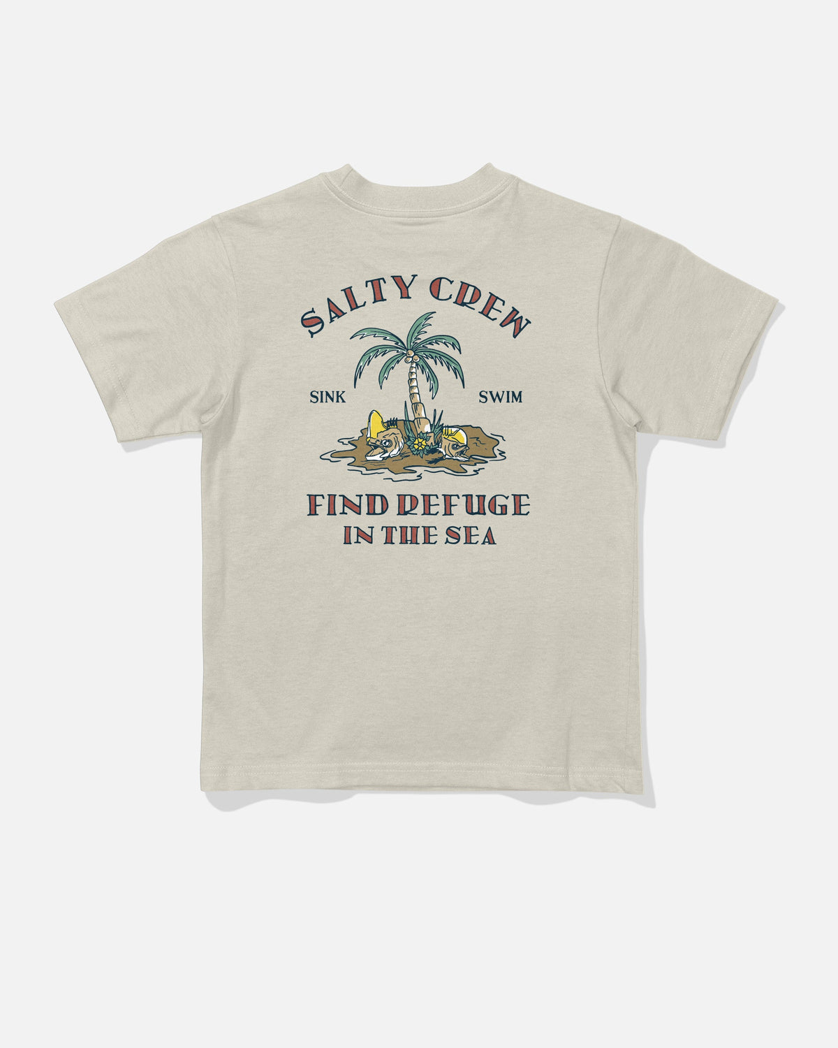 DESERTED TODDLER SS TEE - Bone | Salty Crew Premium