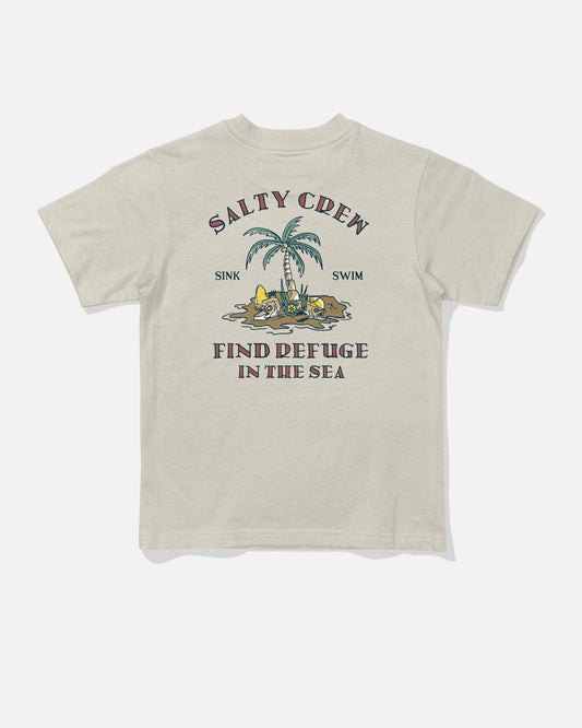DESERTED TODDLER SS TEE - Bone | Salty Crew Premium