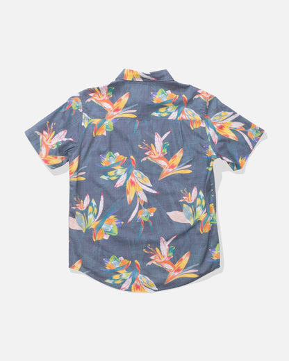 CREW BOYS SS WOVEN - Dark Shadow | Salty Crew Premium