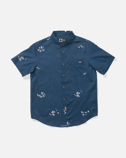 CREW BOYS SS WOVEN - Mid Blue | Salty Crew Premium