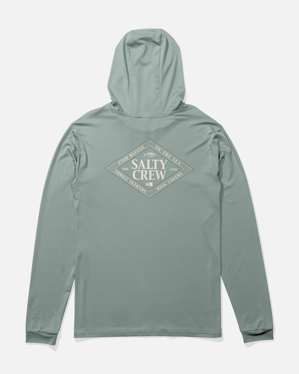 ICONIC BOYS HOOD SUNSHIRT - Jade | Salty Crew Premium