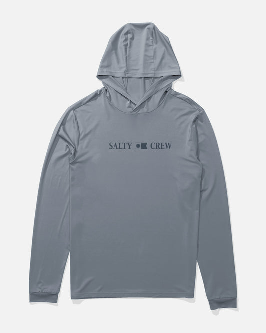 RAIL BOYS HOOD SUNSHIRT - Shark Skin | Salty Crew Premium