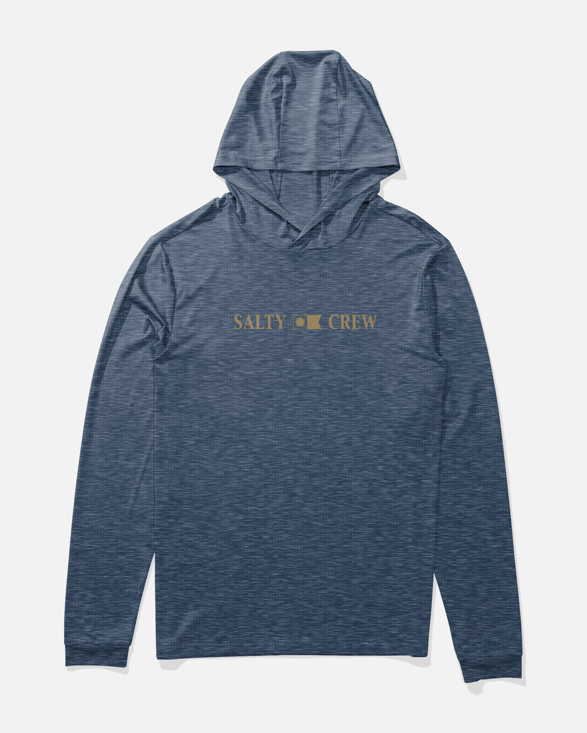 RAIL BOYS HOOD SUNSHIRT - Navy Heather | Salty Crew Premium