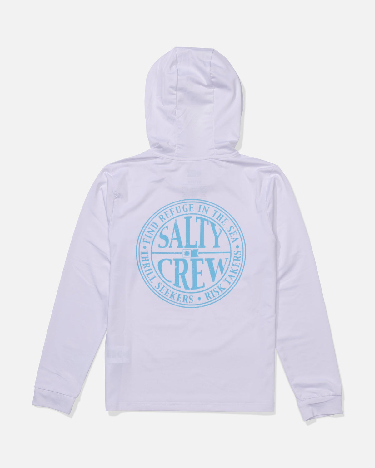 GLOBAL HOOD BOYS SUNSHIRT - White/Slate | Salty Crew Premium