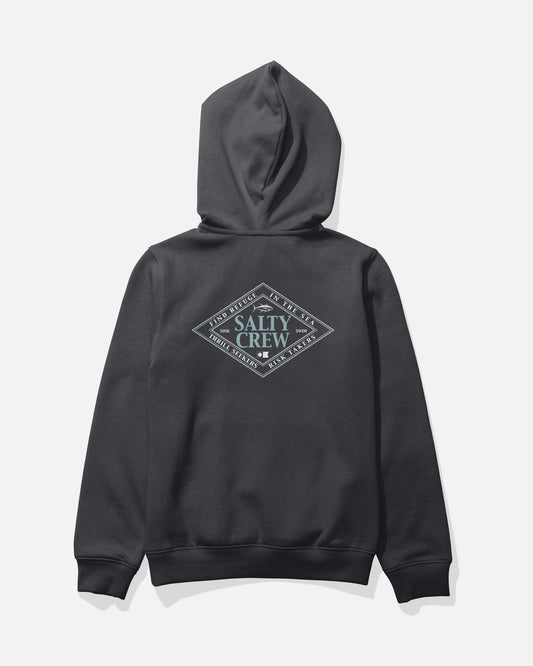 ICONIC BOYS FLEECE - BLACK | Salty Crew Premium