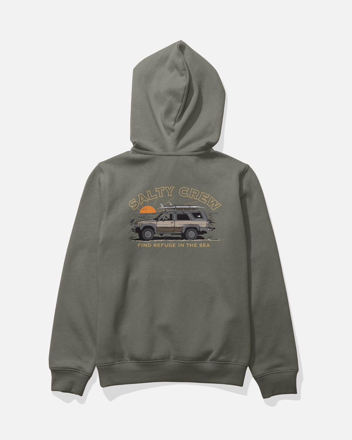 GET READY BOYS FLEECE - Dusty Olive | Salty Crew Premium