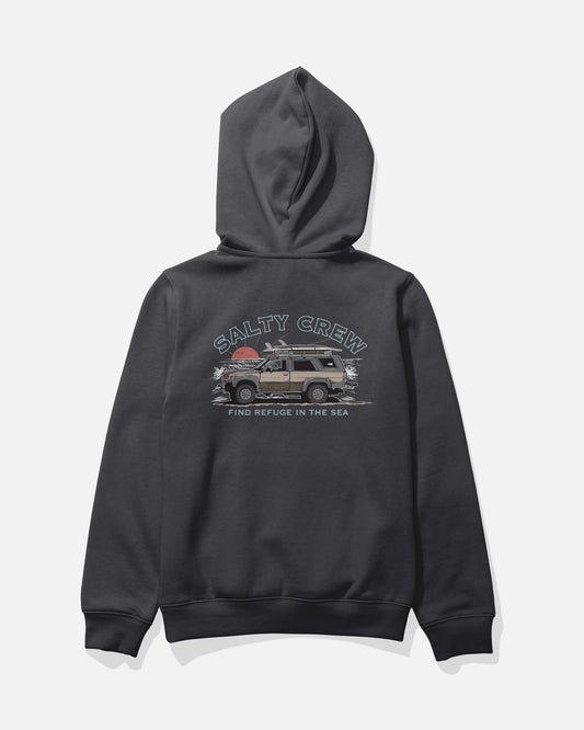GET READY BOYS FLEECE - BLACK | Salty Crew Premium