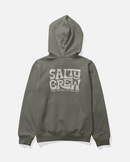 FREESTYLE BOYS FLEECE - Dusty Olive | Salty Crew Premium