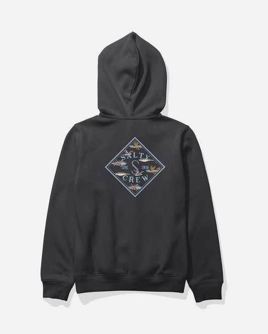 TIPPET FILL BOYS FLEECE - Black | Salty Crew Premium