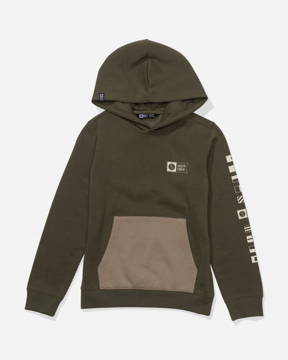 ALPHA CLR BLCK BOY FLEECE - Olive Stone | Salty Crew Premium