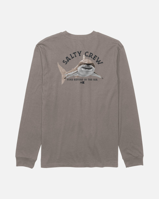 LURKING BOYS LS TEE - Cinder | Salty Crew Premium