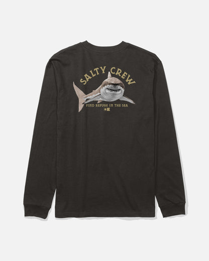 LURKING BOYS LS TEE - Black | Salty Crew Premium