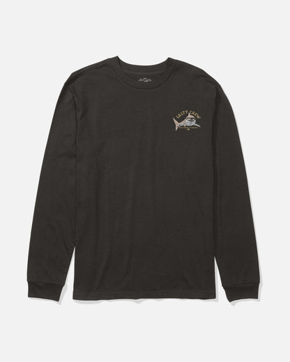 LURKING BOYS LS TEE - Black | Salty Crew Premium