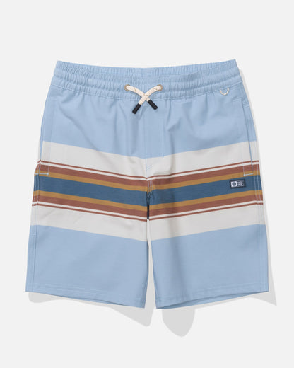 CREW BOYS STRIPE VOLLEY - Coast Blue | Salty Crew Premium