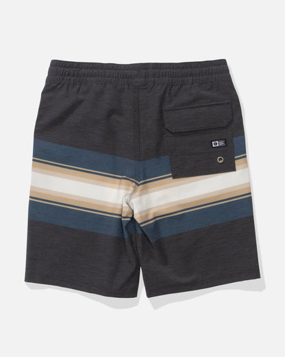 CREW BOYS STRIPE VOLLEY - Pirate Black | Salty Crew Premium