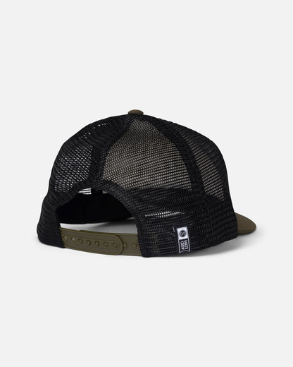 GOOD TIMES BOYS TRUCKER - Dark Olive | Salty Crew Premium