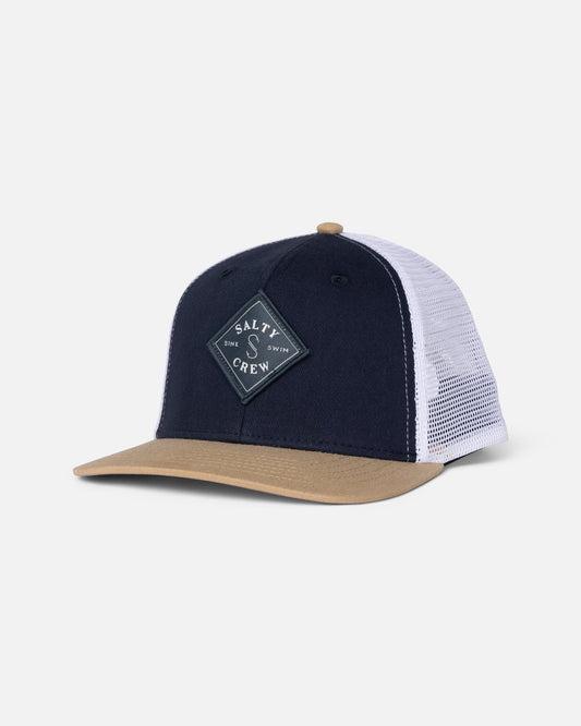 SEALINE BOYS TRUCKER - Navy Khaki | Salty Crew Premium