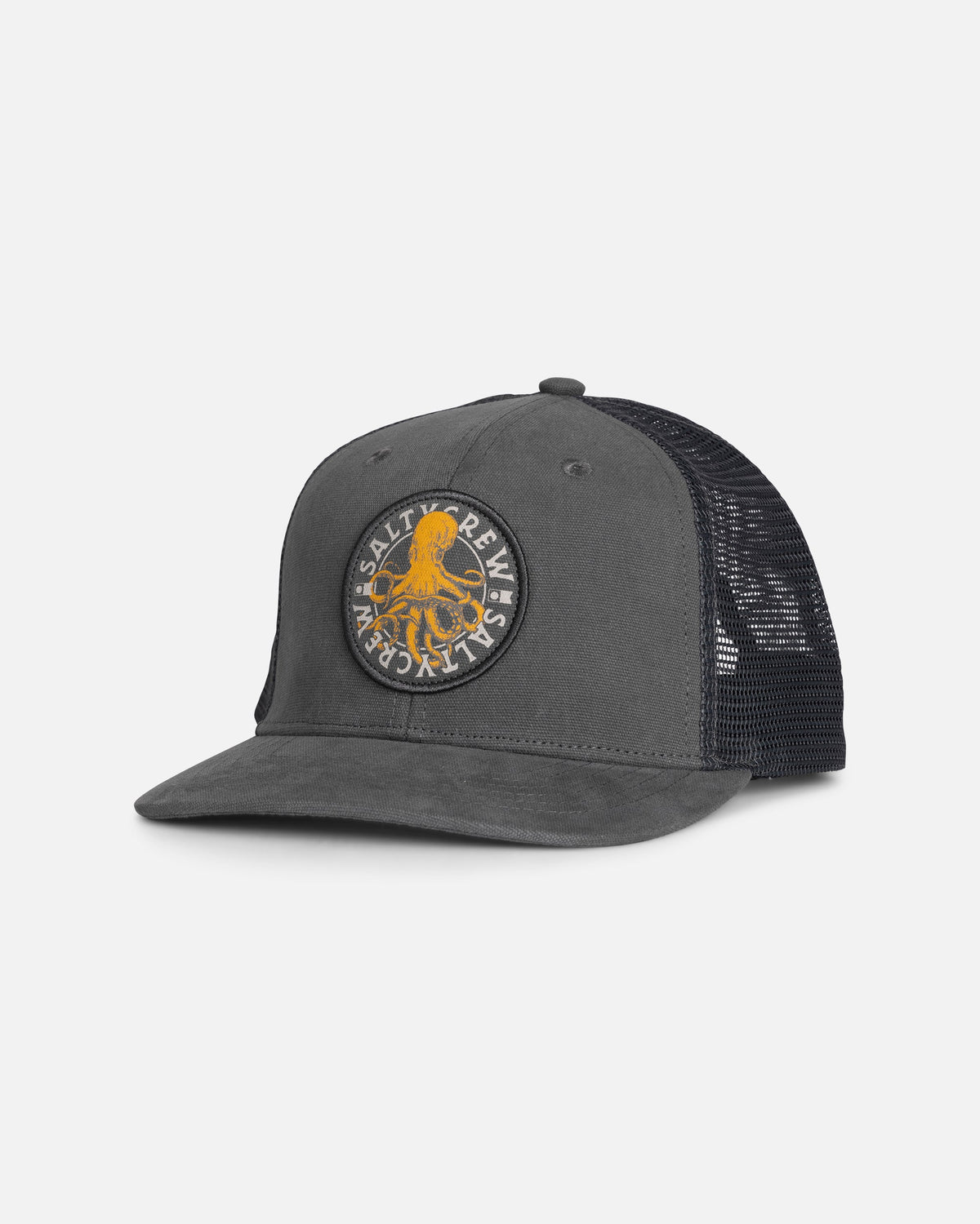 TENTACLES BOYS RETRO TRUCKER - Dark Grey | Salty Crew Premium