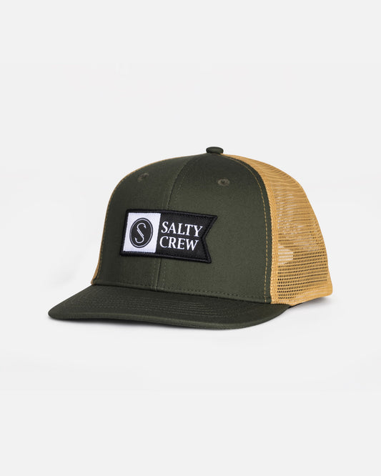 PINNACLE BOYS RTRO TRCKR - Green/Gold | Salty Crew Premium