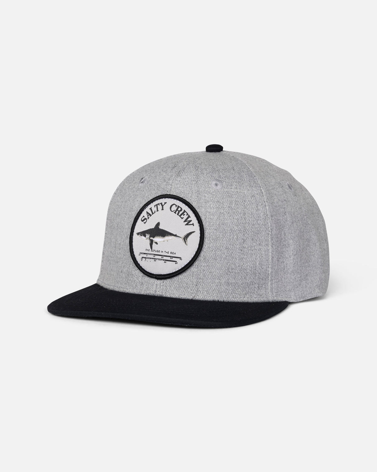 BRUCE BOYS 6 PANEL - Grey Heather | Salty Crew Premium