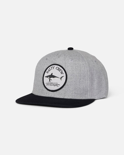 BRUCE BOYS 6 PANEL - Grey Heather | Salty Crew Premium