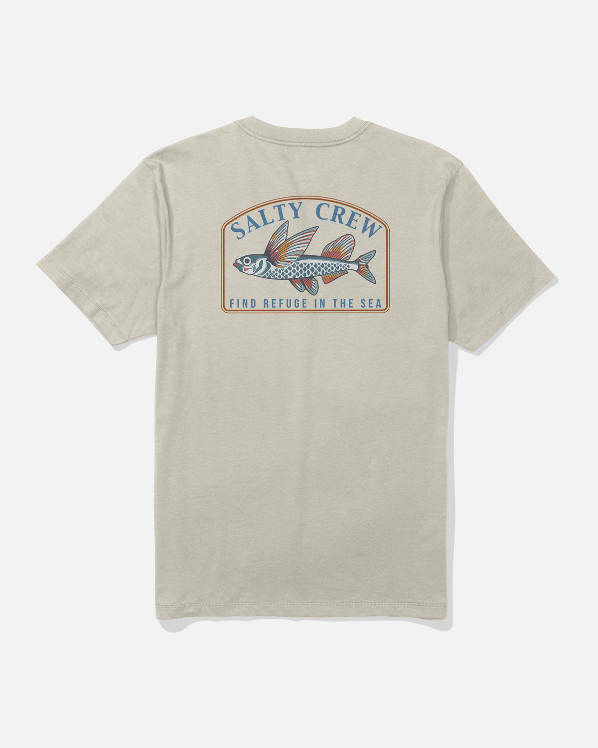 FLY HOME SS TEE - Bone | Salty Crew Premium